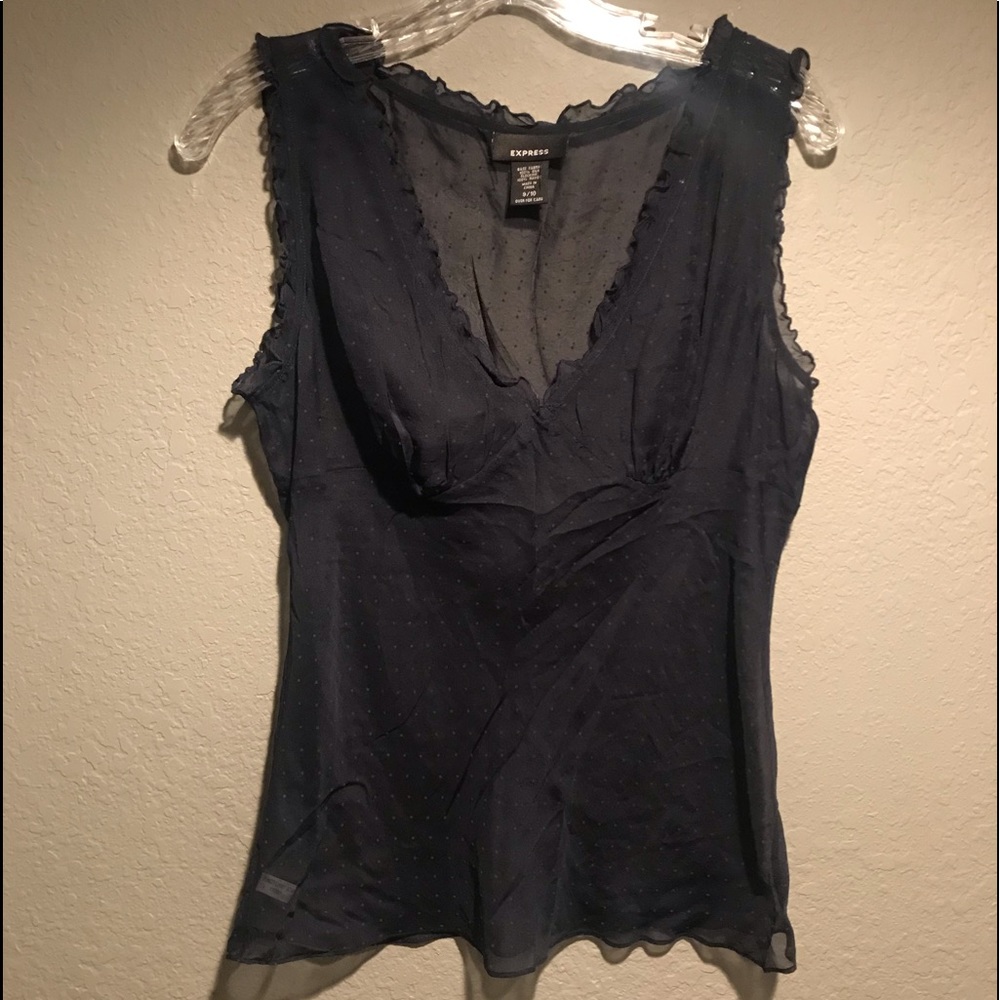 Sheer Polka Dot Tank